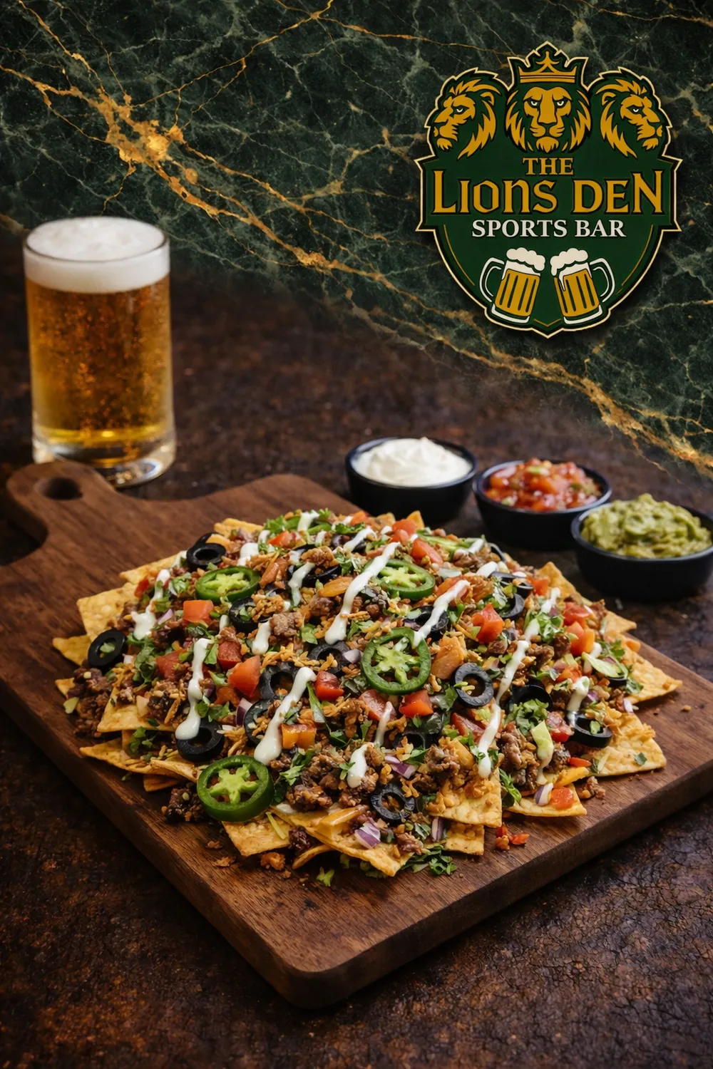 Fully loaded nachos