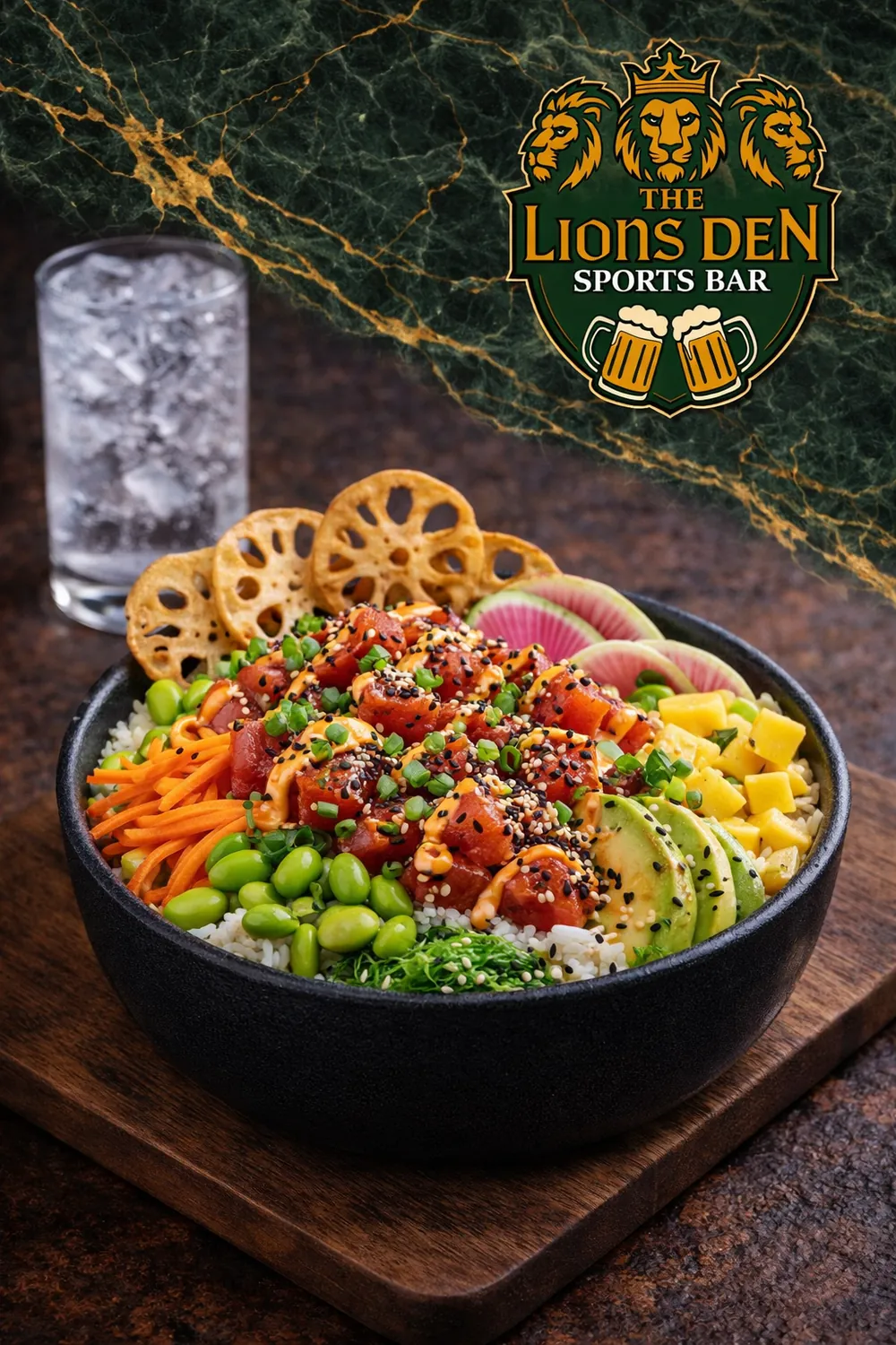 Ahi tuna poke bowl
